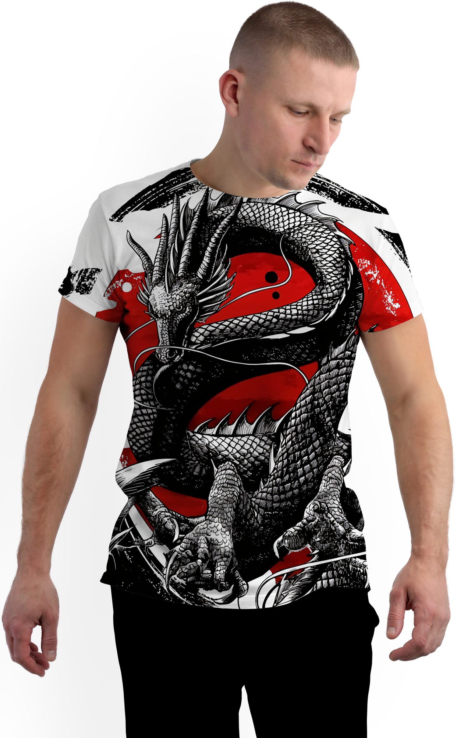 Мъжка тениска Dragon Red