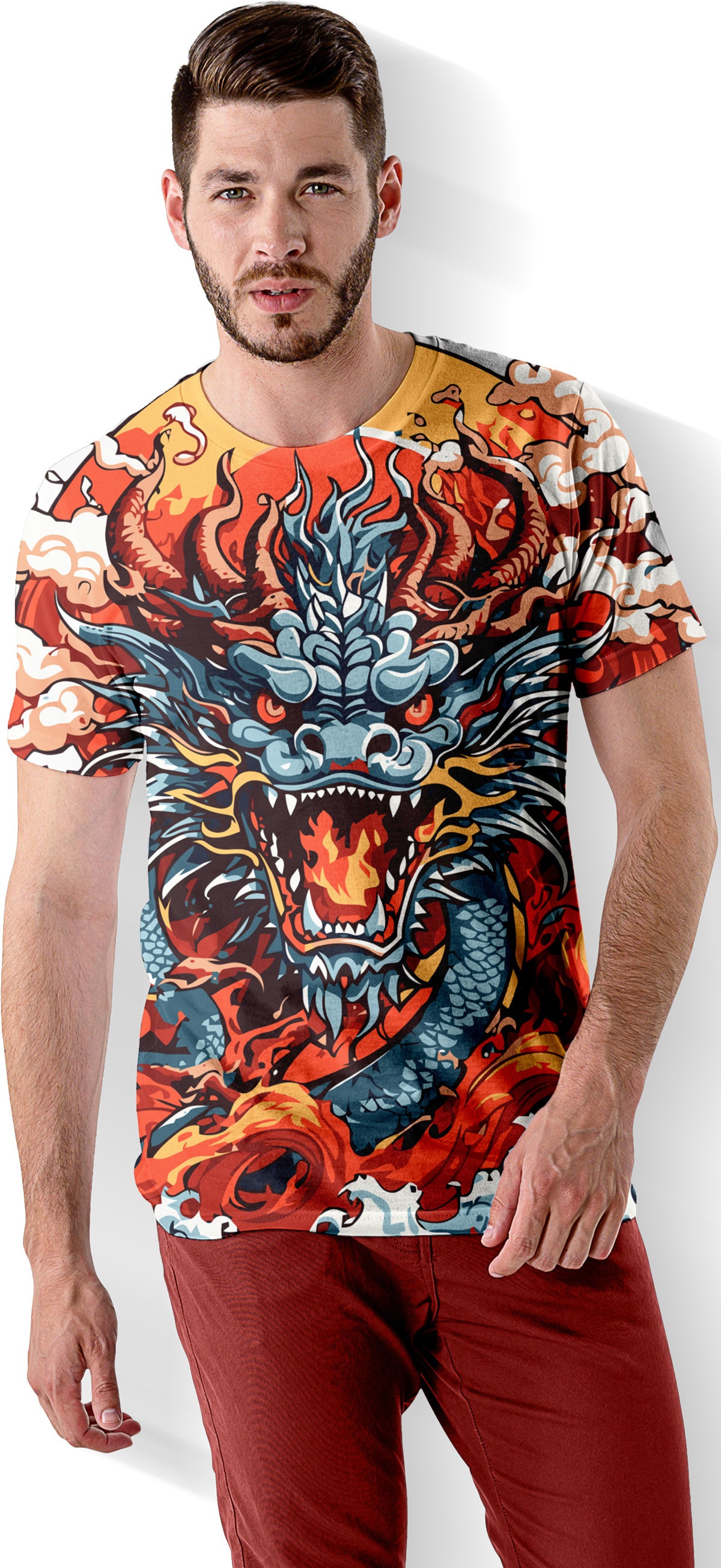 Мъжка тениска Dragon Fire