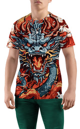Мъжка тениска Dragon Fire