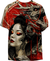Мъжка тениска Geisha Dragon