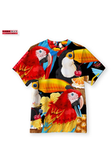Дамска тениска oversize Папагали