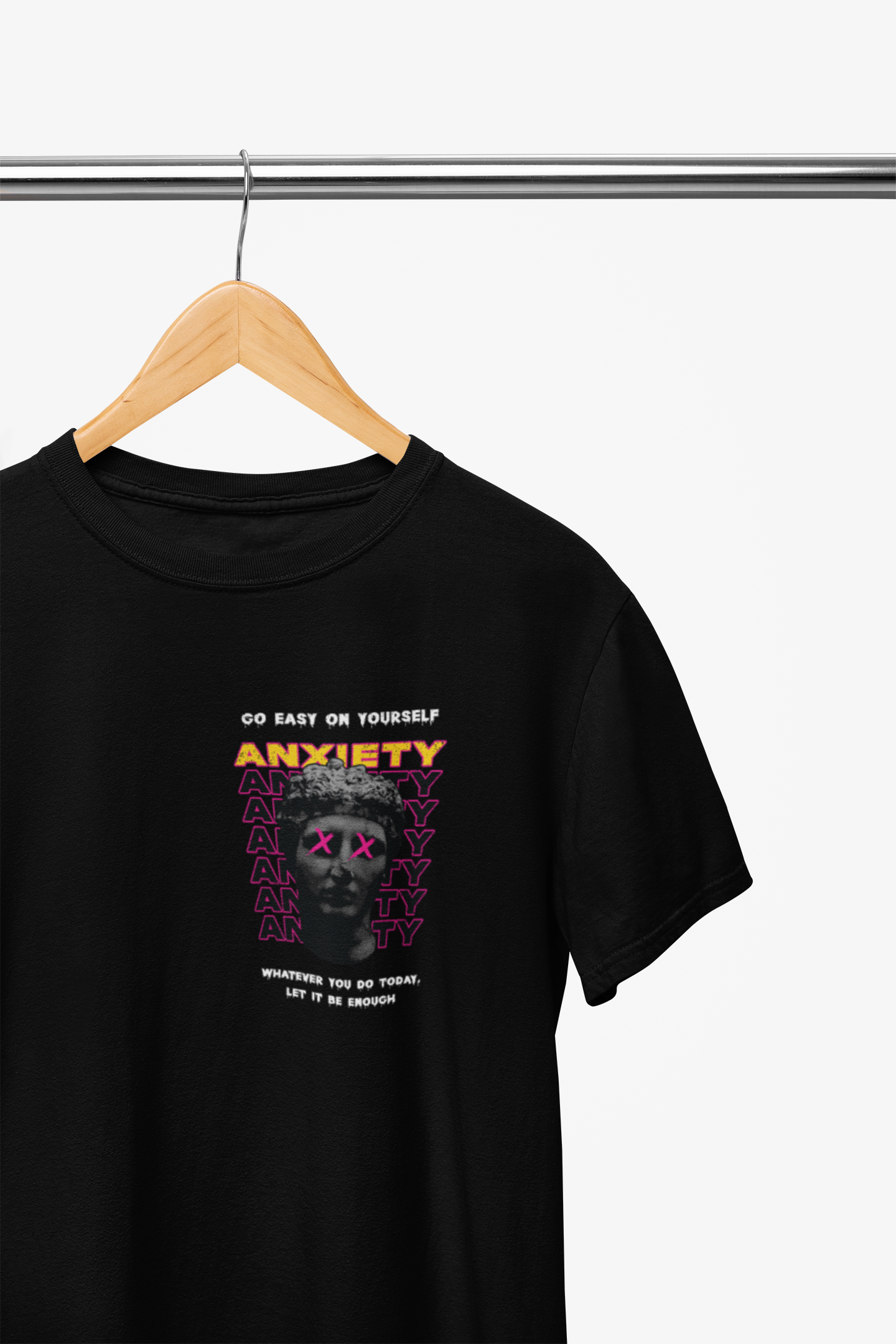 Oversize Мъжка тениска Anxiety