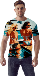 Мъжка тениска Models | Уникални продукти | loromax.com
