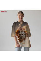 Дамска тениска oversize Goddess fire
