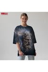 Дамска тениска oversize God lighnings