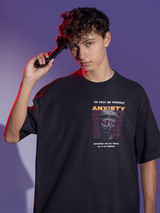 Oversize Мъжка тениска Anxiety