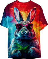 Мъжка тениска Rabbit with Glasses