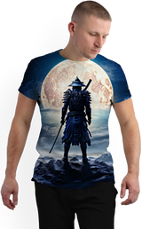 Мъжка тениска Samurai Moon