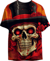 Men's T-shirt Skull Hat