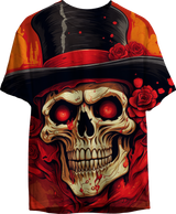 Men's T-shirt Skull Hat