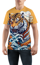 Мъжка тениска Tiger Wave