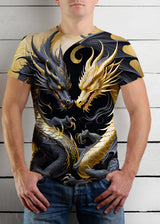 Мъжка тениска Two Dragons