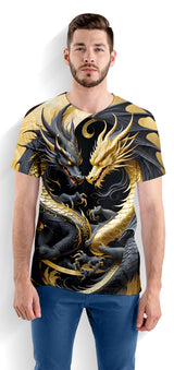 Мъжка тениска Two Dragons